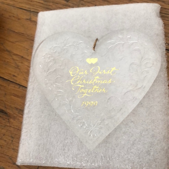 1999 Hallmark Our First Christmas Together 3" - Picture 2 of 2